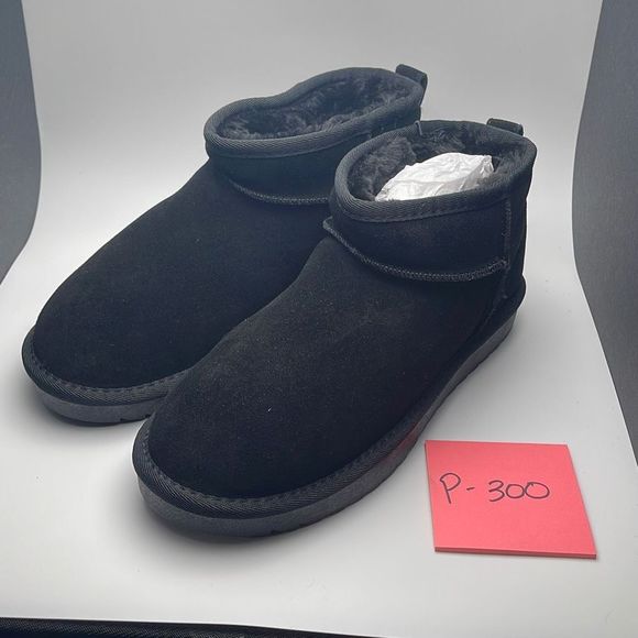 CUSHIONAIRE Women's pull on boot +Memory Foam 9 BLACK - Picture 3 of 7